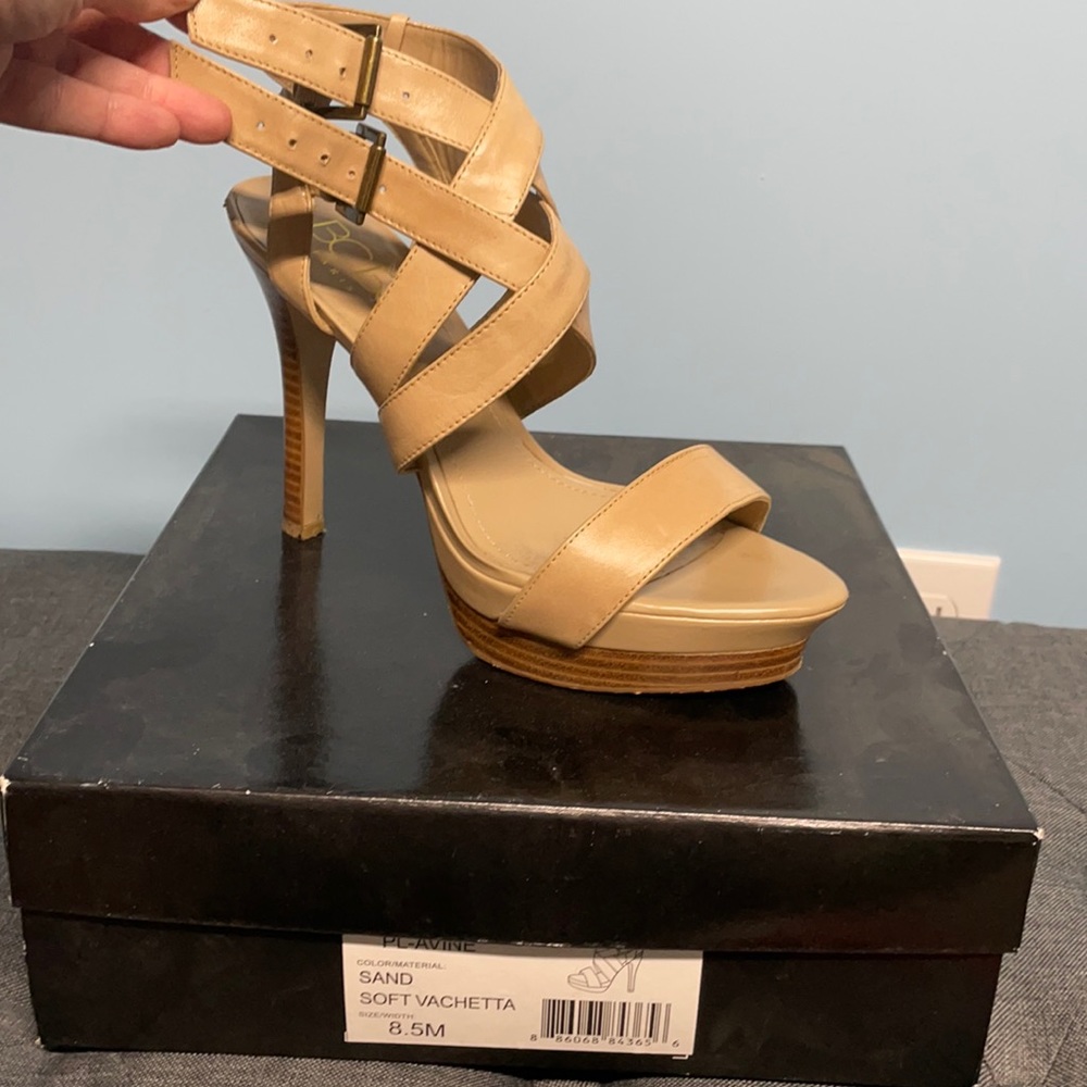 Nude heels, goes with all dresses